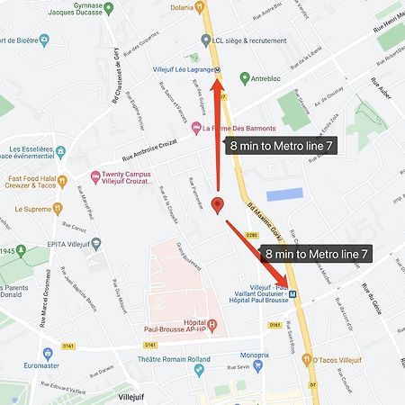 Le Nid Doux - Proche Paris & Metro Apartman Villejuif Kültér fotó
